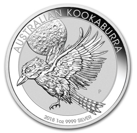 2018澳洲笑鴗鳥銀幣(1 oz)(全新，未流通)